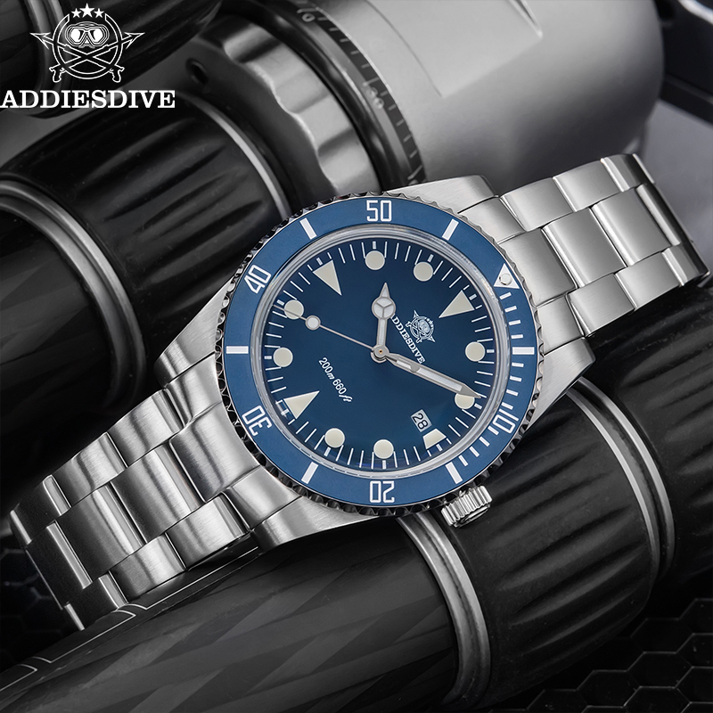 Rolex Watch Submariner - ADDIESDIVE メンズ ダイビングウォッチ ステンレススチール セラミックベゼル クォーツ時計