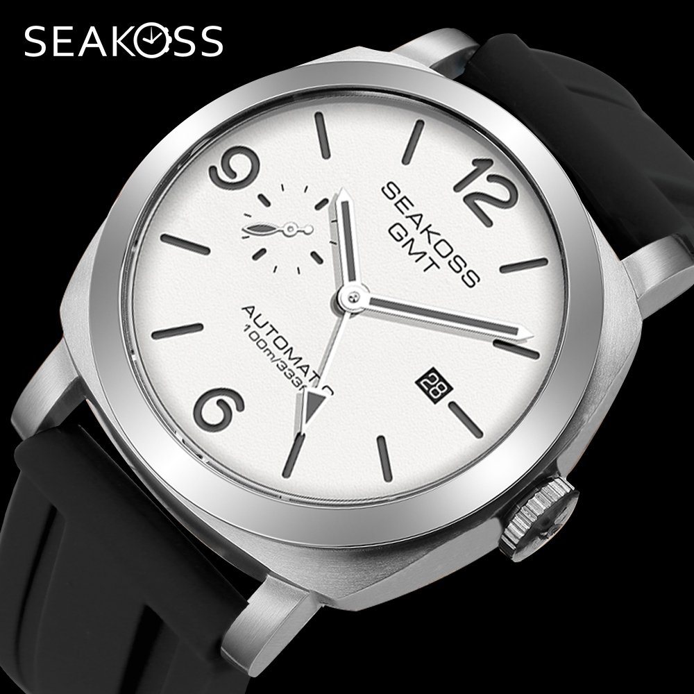 Seiko Watch Prospex - SEAKOSS 10Bar GMT ダイビング自動機械式時計メンズ 1963 ST2557