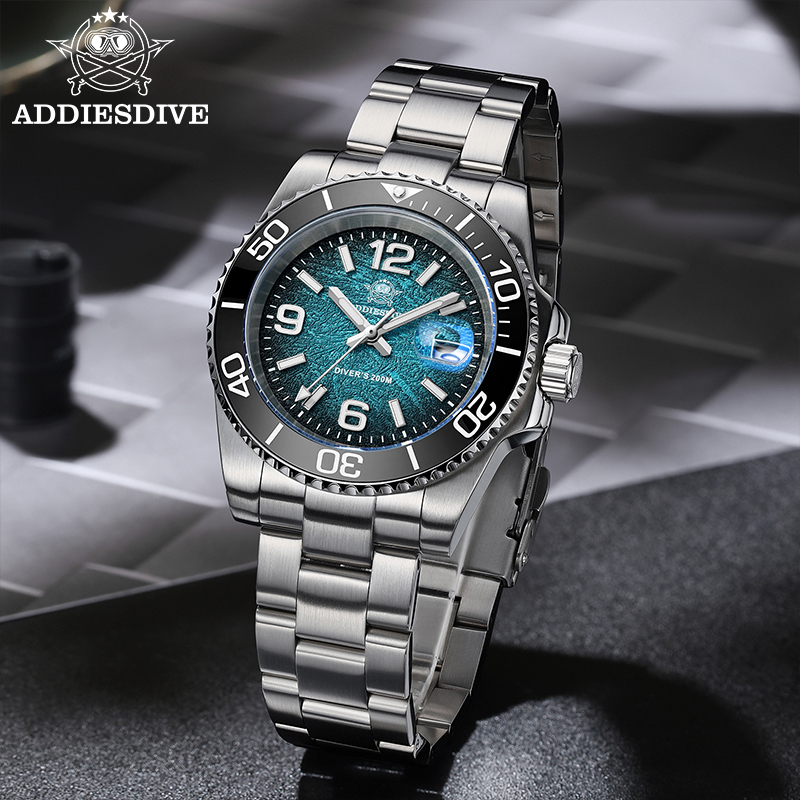 Rolex Watch Submariner - ADDIESDIVE 2025 新しいメンズ腕時計ダイビング 41 ミリメートルクォーツ腕時計 200