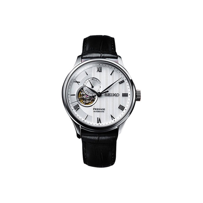 Seiko Watch Presage - セイコー プレセージ メカニカルムーブメント レザーベルト ウォッチ メンズウォッチ