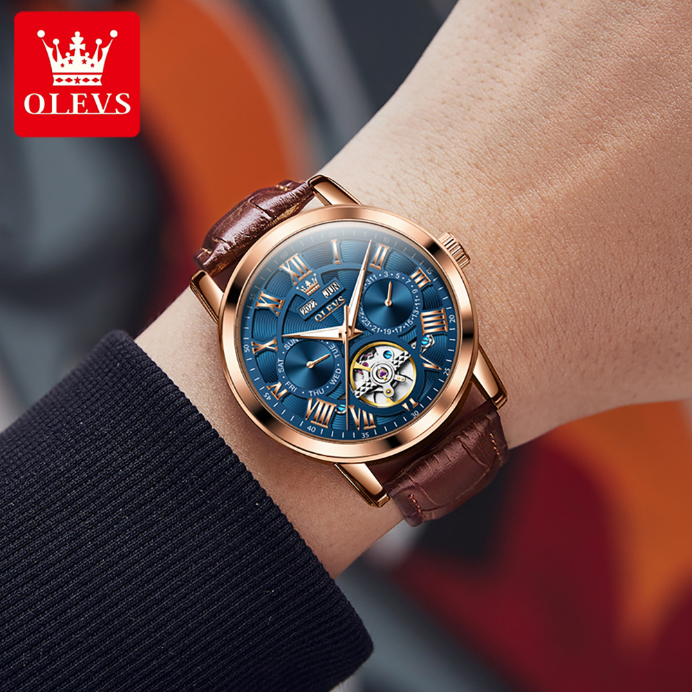OLEVS 6668 トップブランドのメンズ腕時計トレンドフ - Seiko Watch Presage のレビューと価格