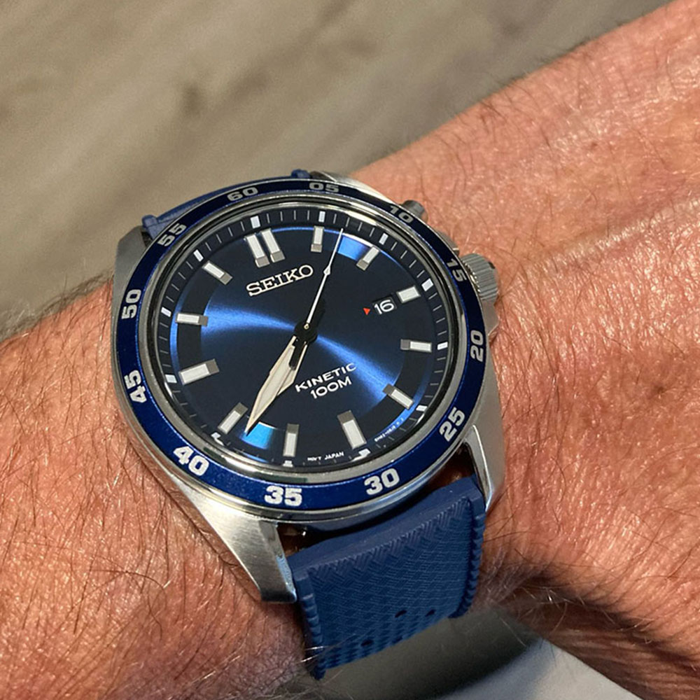 20 ミリメートル 22 ミリメートル熱帯ラバーバンドセイコ - Suede Strap Watch のレビューと価格