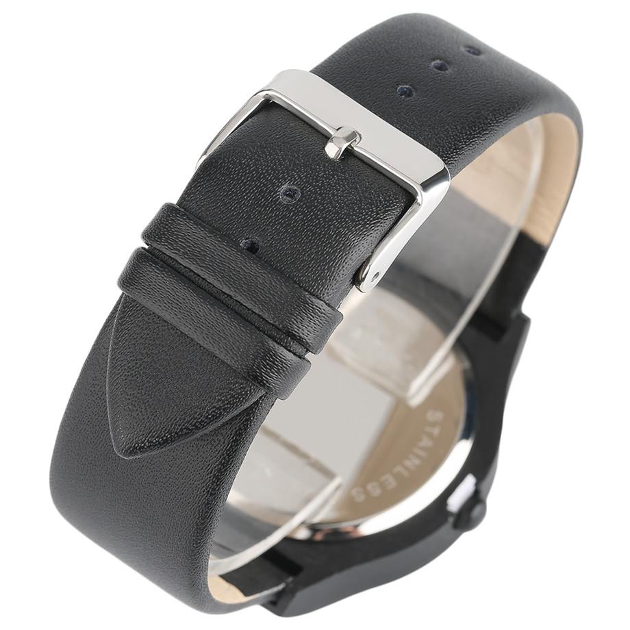 男性用レザー腕時計,クリエイティブ,ファッショナブル,クォー - Leather Watch Band Men のレビューと価格