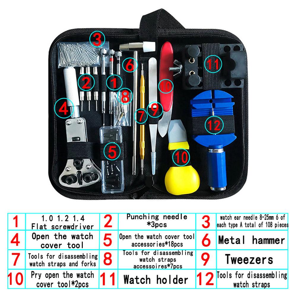 プロフェッショナルな時計修理ツールセット、時計バンドの分解・ - Spring Bar Tool Set のレビューと価格