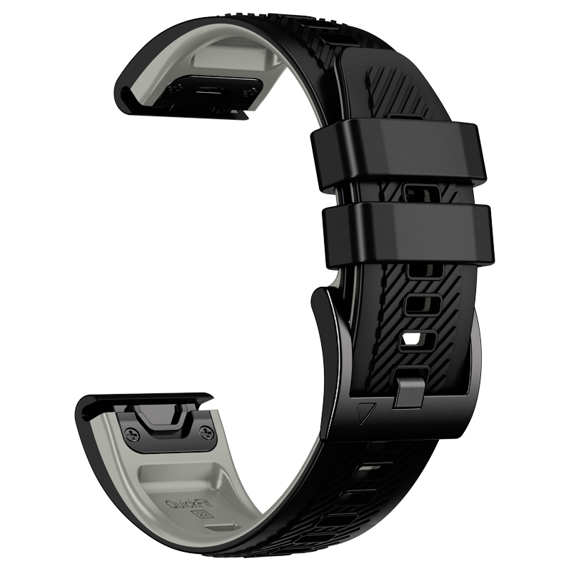 26/22 ミリメートル時計ストラップガーミンクイックフィッ - Silicone Watch Band 22Mm のレビューと価格