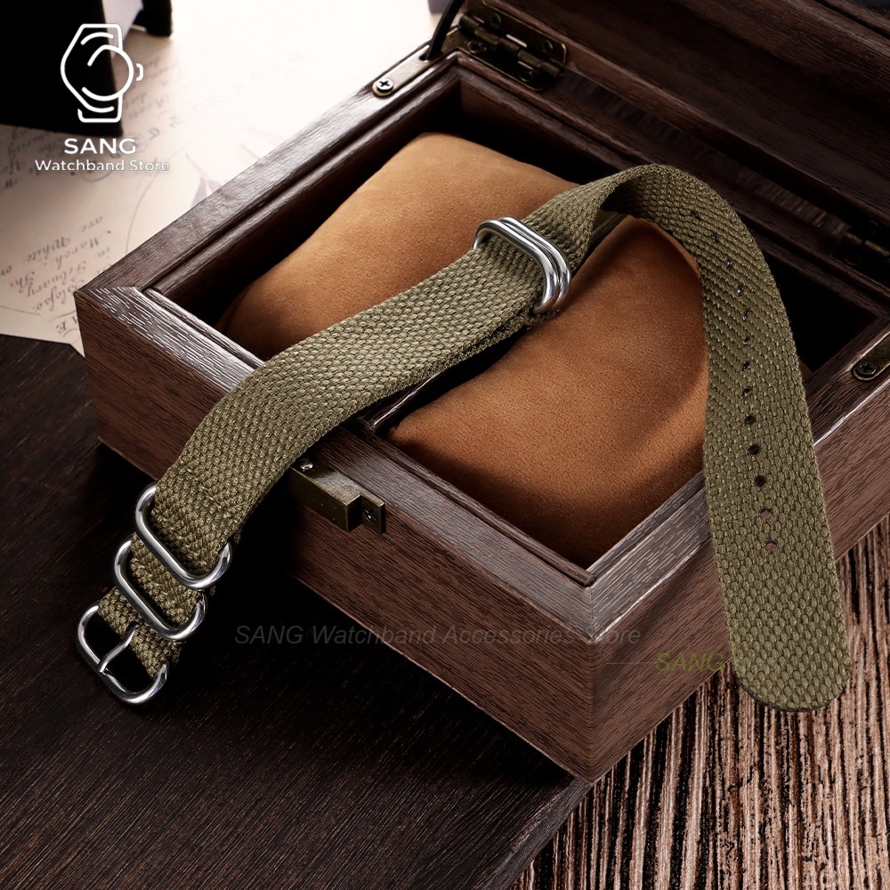 20mm、22mm。パーソン製、オメガ製、サムスン製。コット - Perlon Strap Woven のレビューと価格